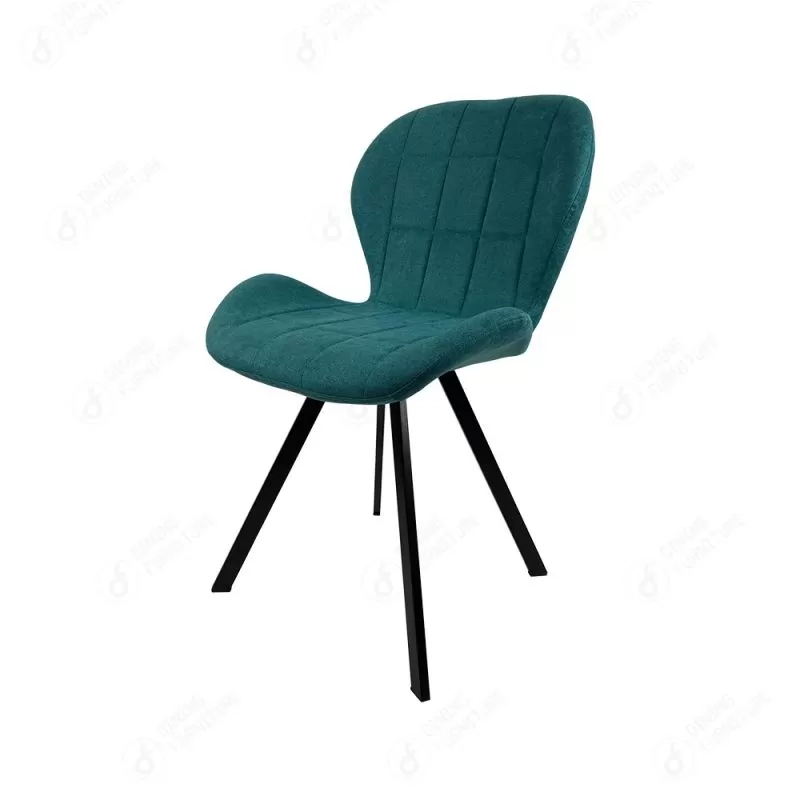 Fabric Dining Chair with Metal Legs DC-F06B