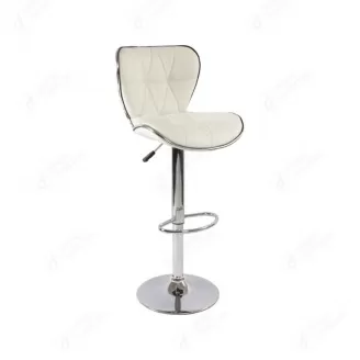 Leather Swivel Bar Chair with Disc Base DB-U62S