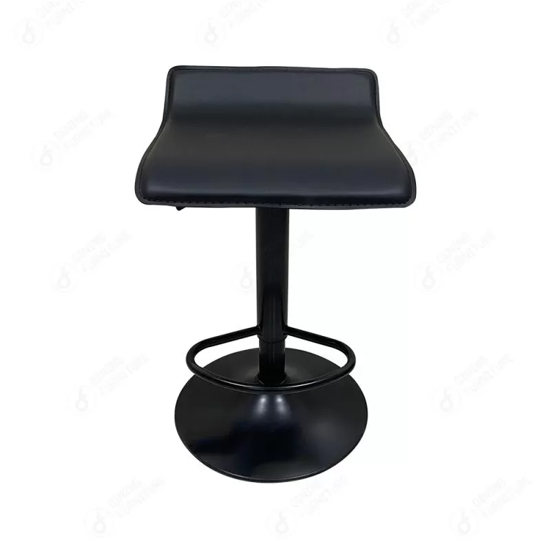 Armless Backrest Swivel Leather Bar Chair DB-U65S