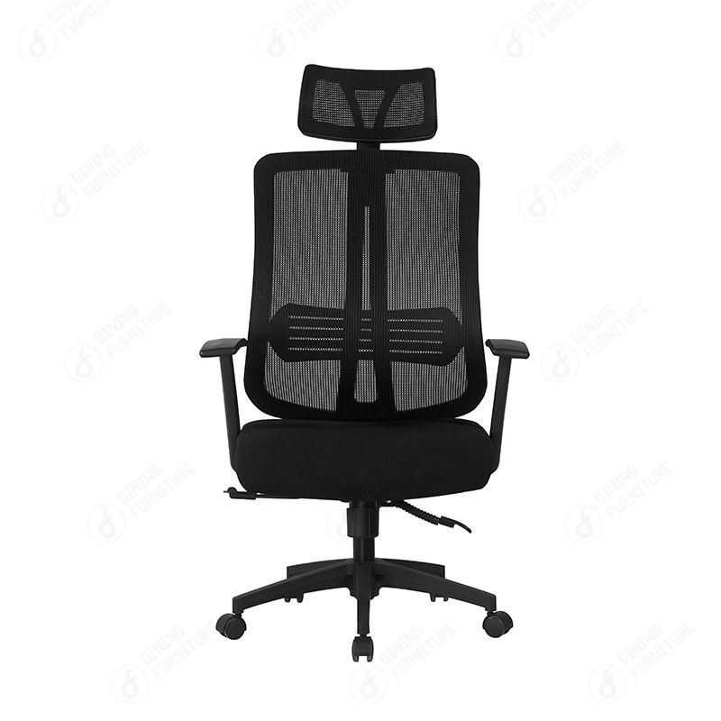 Black Mesh Office Chair with Tilt System DC-B18