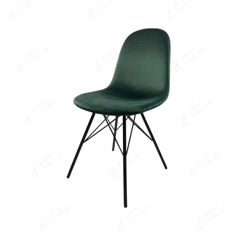 Multicolor Velvet Metal Leg Dining Chair DC-R05H