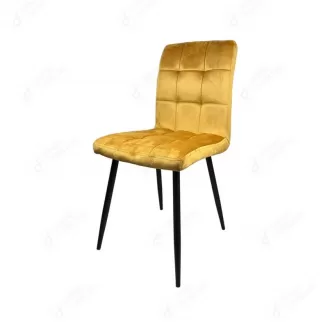 Multicolor Velvet Iron Leg Living Room Chair DC-R15A
