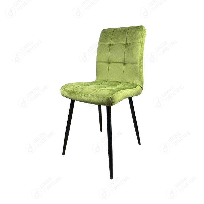 Multicolor Velvet Iron Leg Living Room Chair DC-R15A