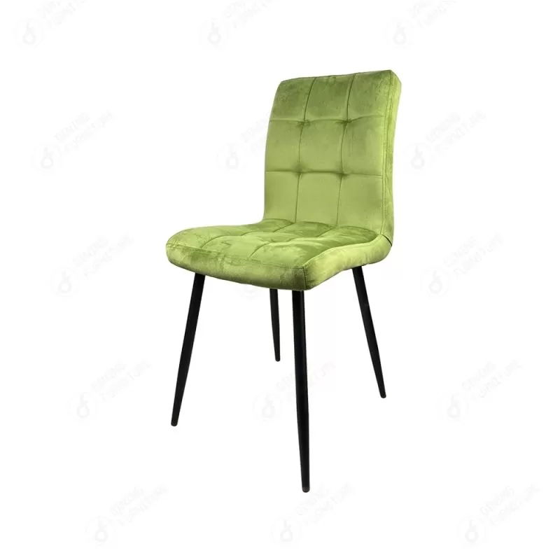 Multicolor Velvet Iron Leg Living Room Chair DC-R15A