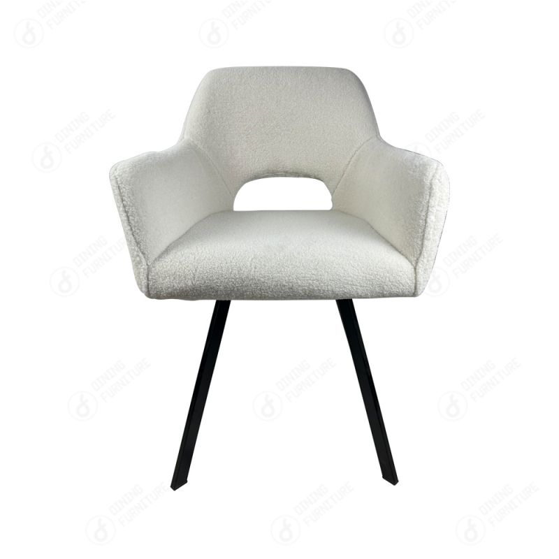 Velvet Iron Leg Armchair DC-R34B