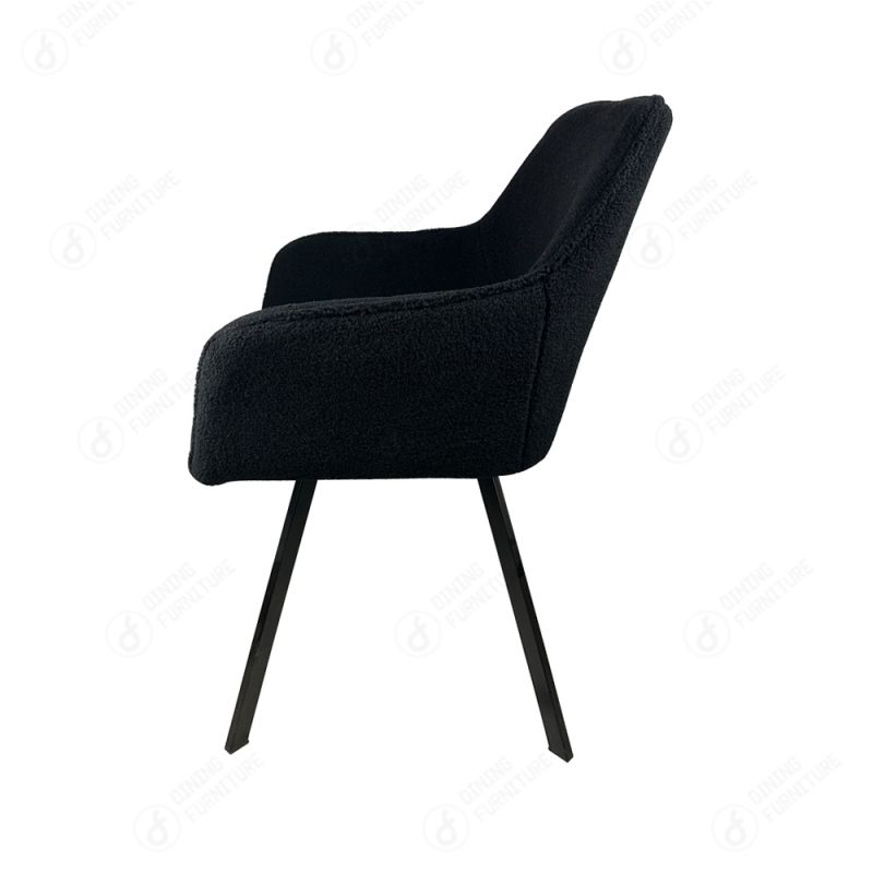 Velvet Iron Leg Armchair DC-R34B