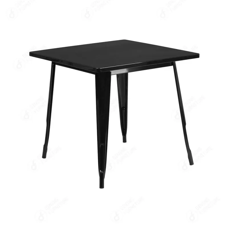 Square Iron Dining Table DT-T06