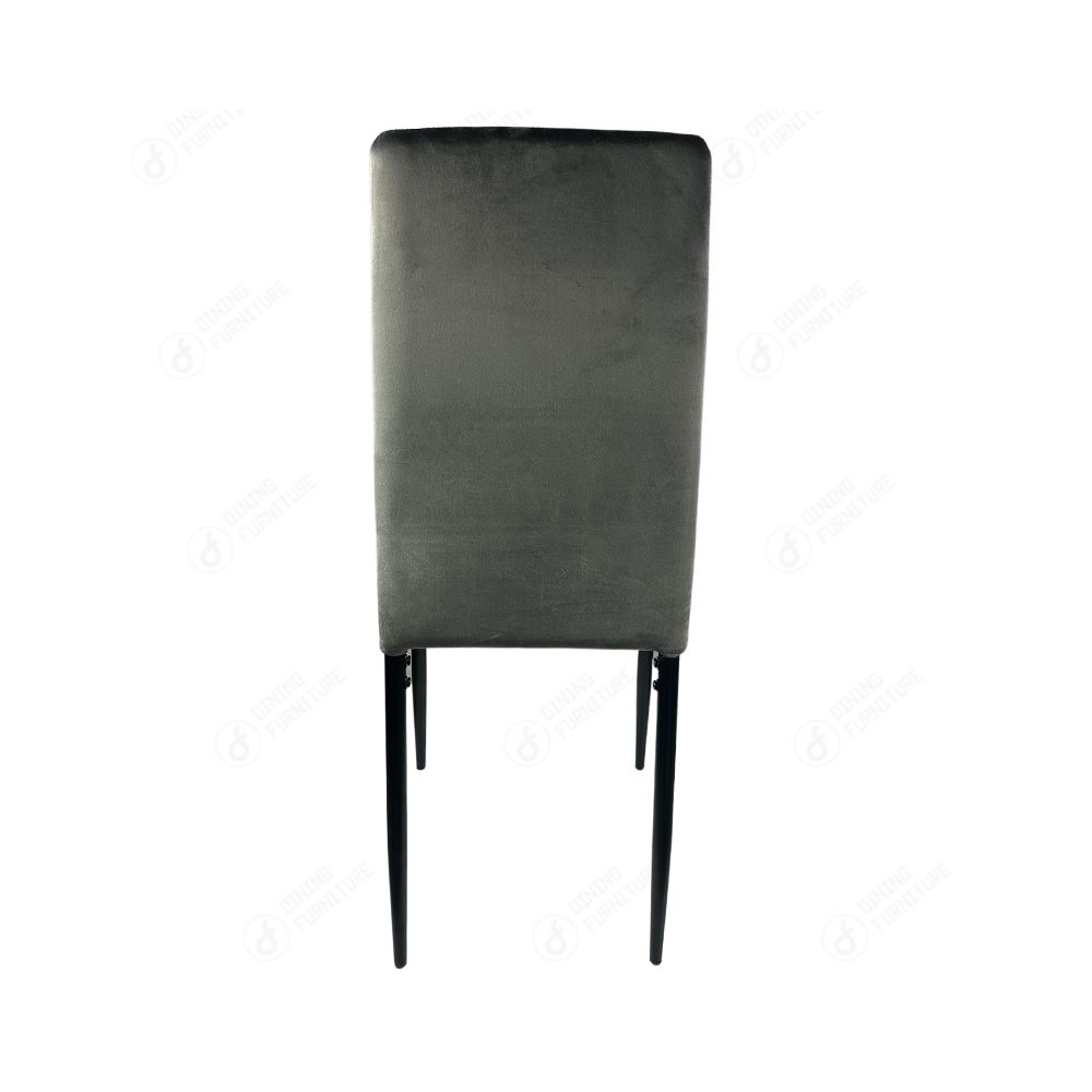 Kitchen Chair with Four-Legged Frame in Synthetic Leather DC-U22B