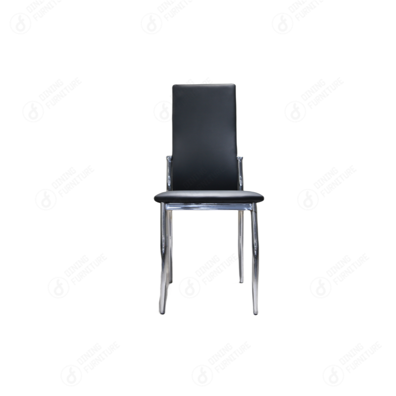 High Back Leather Iron Leg Conference Chair DC-U23