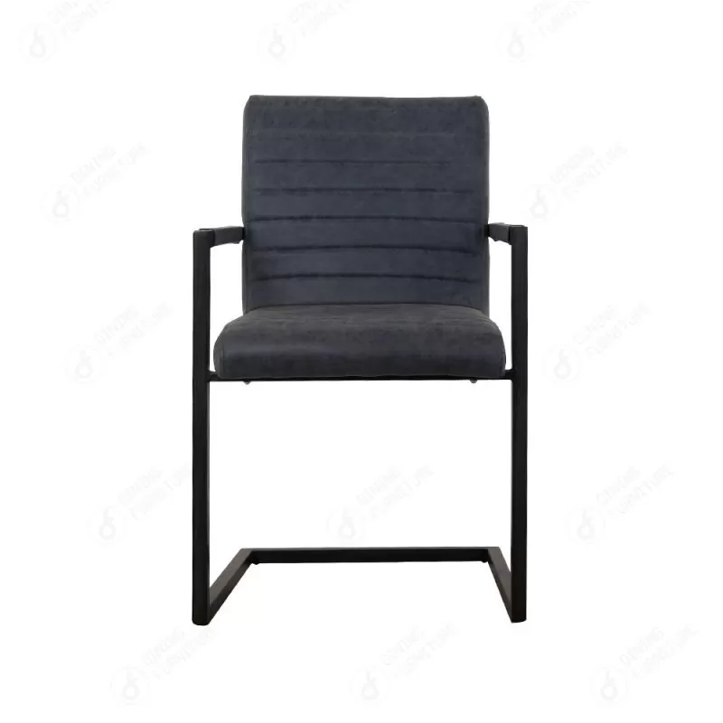 Metal Frame Leather Armchair DC-U25