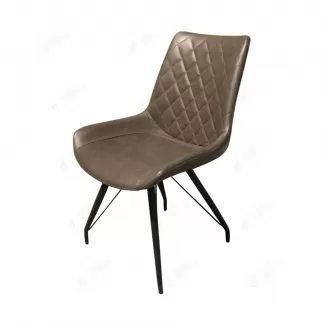 Metal Legs Faux Leather Padded Seat DC-U08D