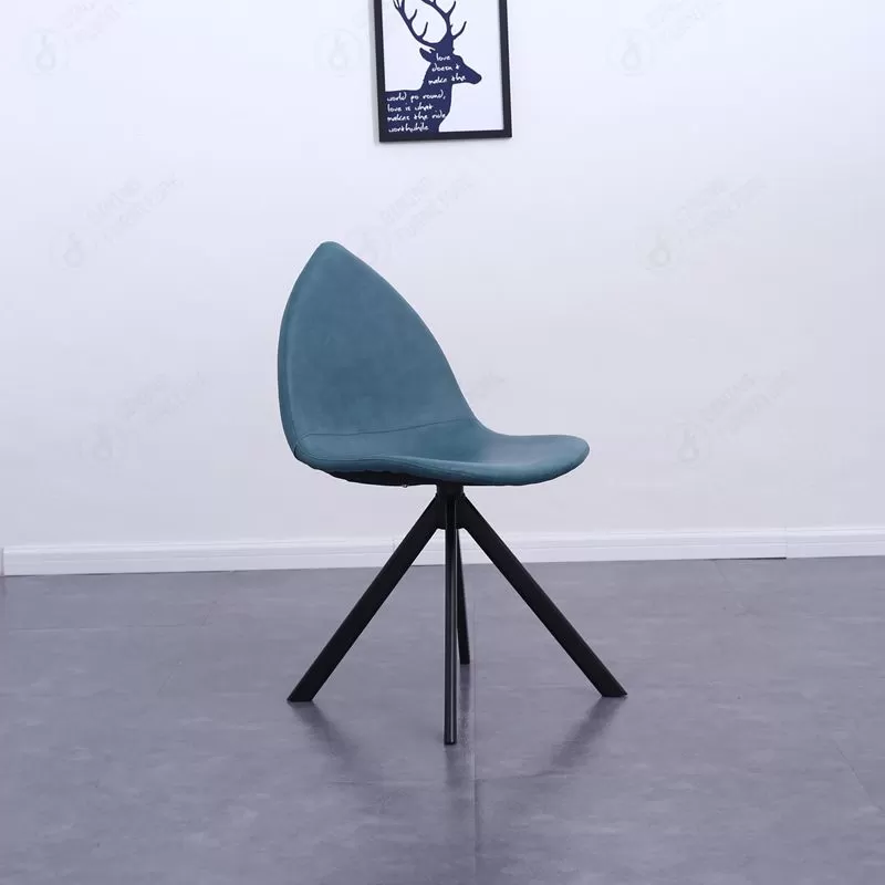 Leather Style Water Drop Shape Dining Chairs DC-U50