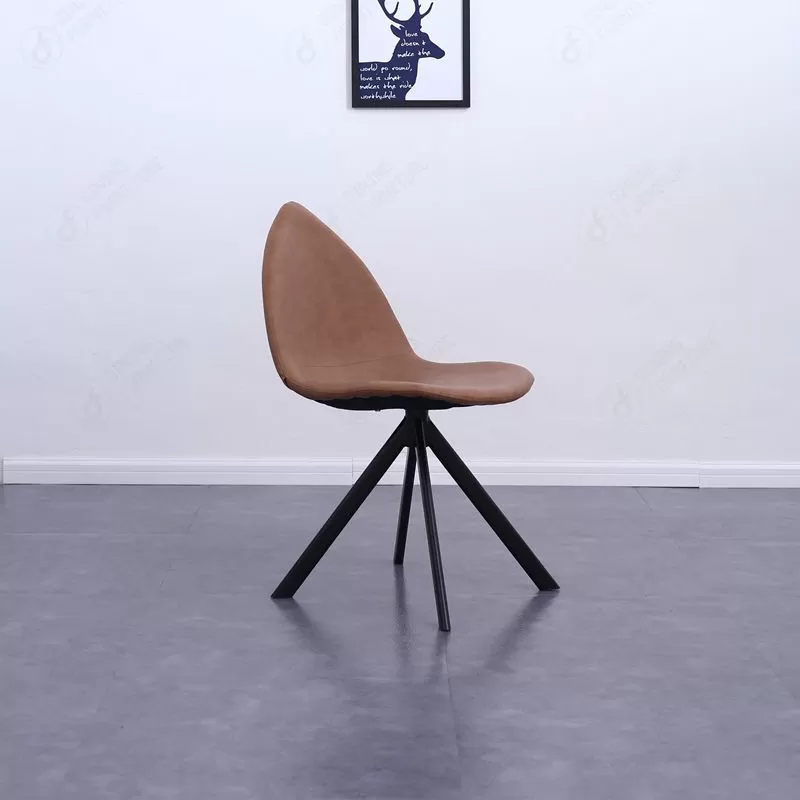 Leather Style Water Drop Shape Dining Chairs DC-U50