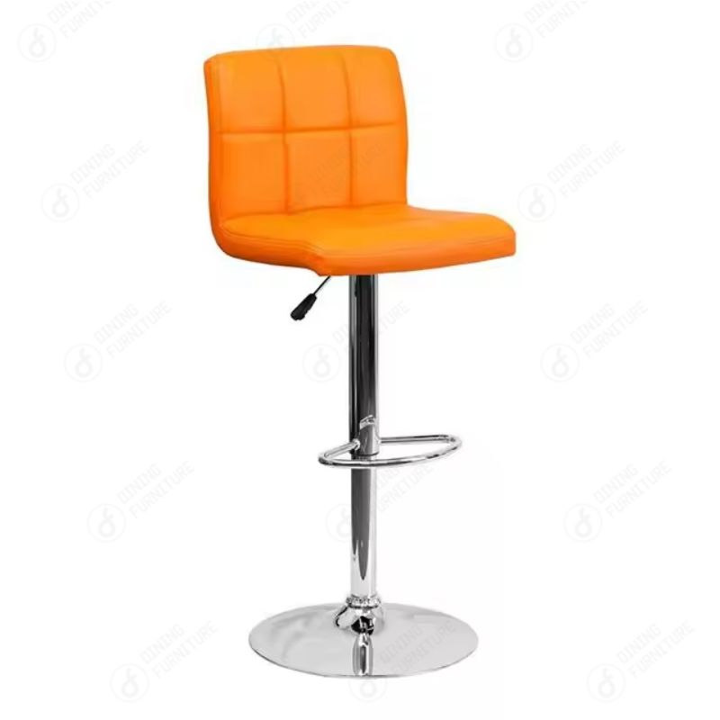 Multicolor Leather Swivel Chair with Disc Base DC-U60S