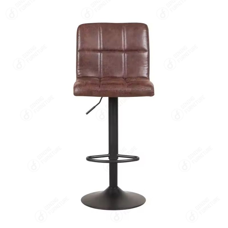 Multicolor Leather Swivel Chair with Disc Base DC-U60S