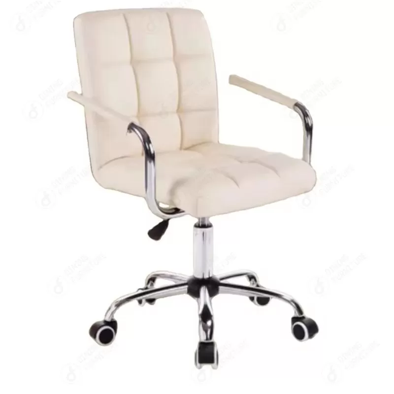 Leather Swivel Arm Office Chair DC-U60AF