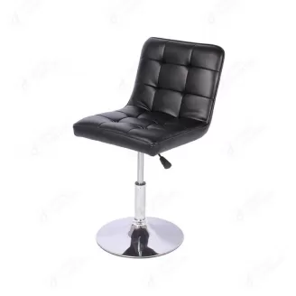 Swivel Leather Office Chair Disc Metal Base DC-U74S