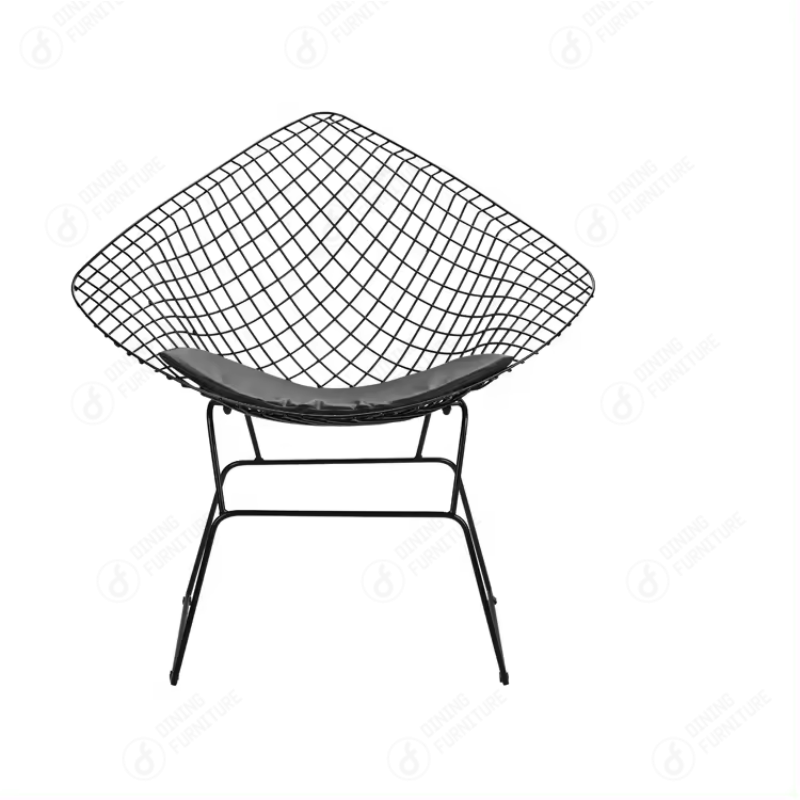 Iron Wire Armchair with Hollow Seat DC-W07