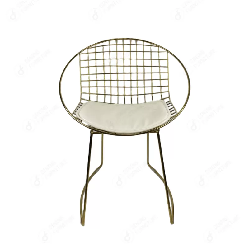 Metal Wire Chair with Round Backrest DC-W04