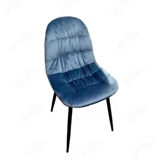 Fabric Upholstered Dining Chair Painting Legs DC-F05A