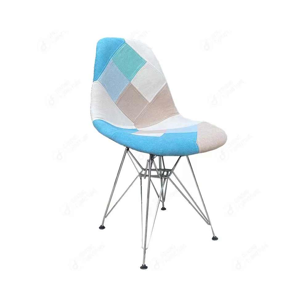 Multicolor Fabric Upholstered Dining Chair DC-F01M