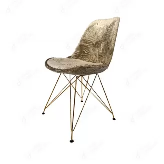 Golden Iron Legged Velvet Dining Chair DC-F03M