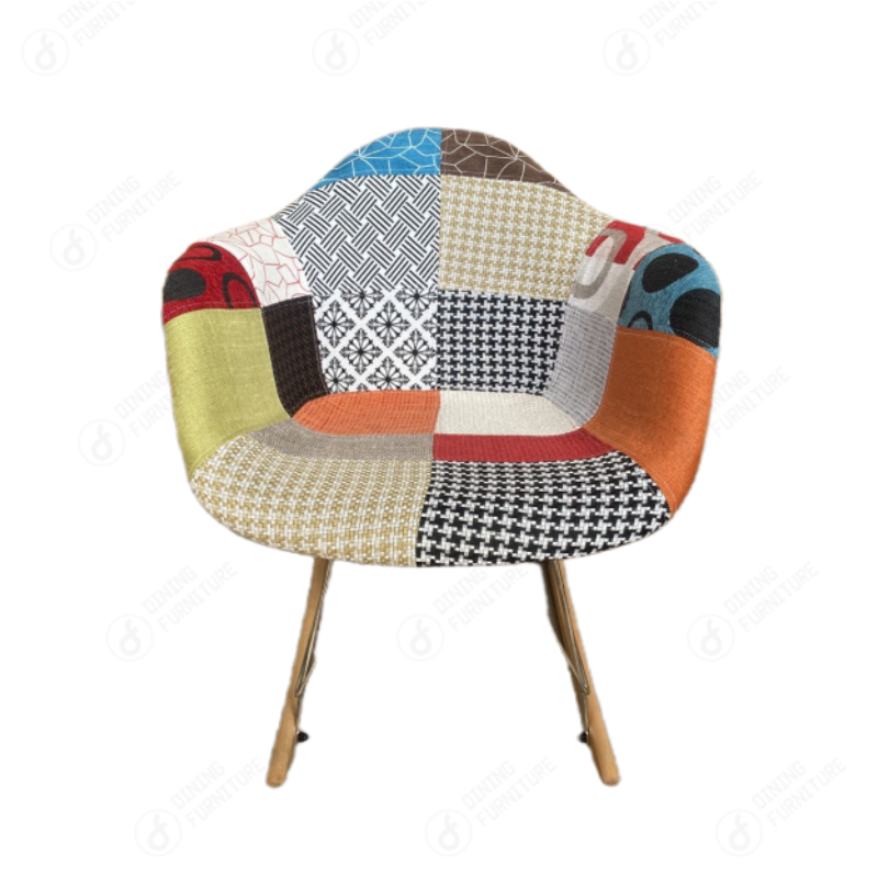 Fabric Colorful Sofa Chair with Armrest DC-F02R