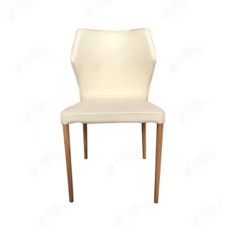 Fabric Dining Chair Arm-Less with Wooden Legs DC-F10