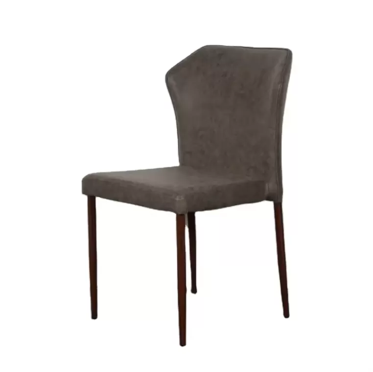 Fabric Dining Chair Arm-Less with Wooden Legs DC-F10