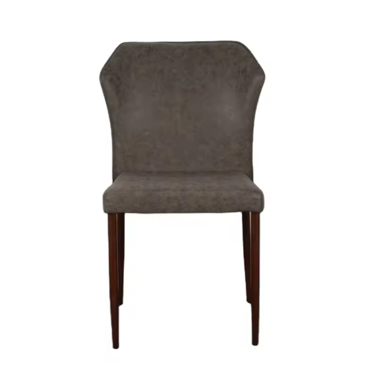 Fabric Dining Chair Arm-Less with Wooden Legs DC-F10