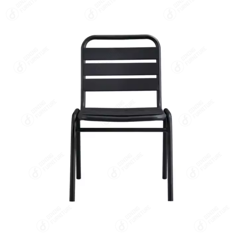 Metal Iron Dining Chair White Color DC-M18