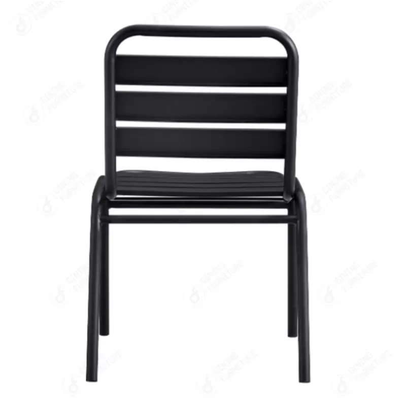 Metal Iron Dining Chair White Color DC-M18