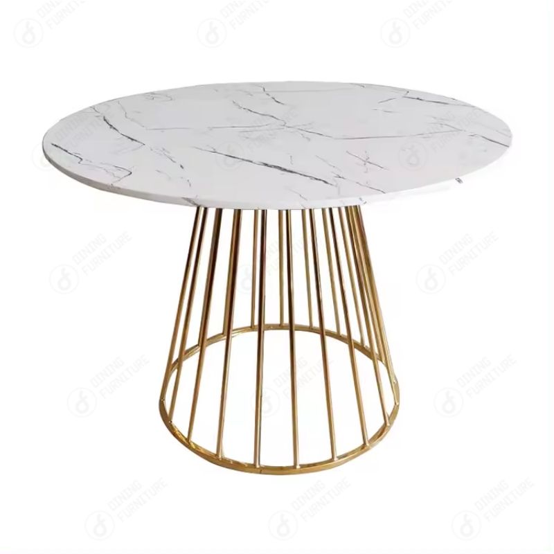 Large Marble Tabletop Hollow Dining Table DT-S03