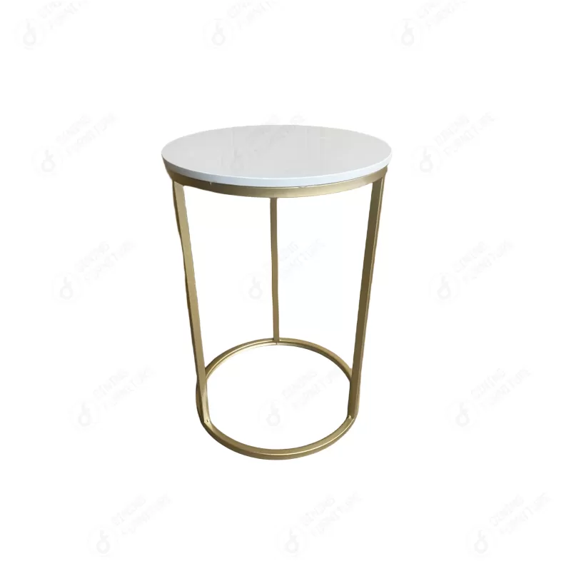 Metal Frame Marble Dining Table DT-S06