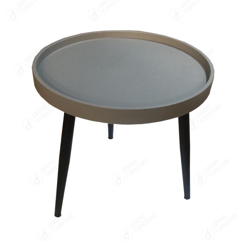 Plastic Tabletop Iron Leg Coffee Table DT-P01A