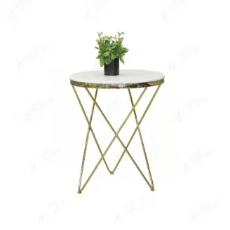 Gold Iron Metal Coffee Corner Side Table DT-S01