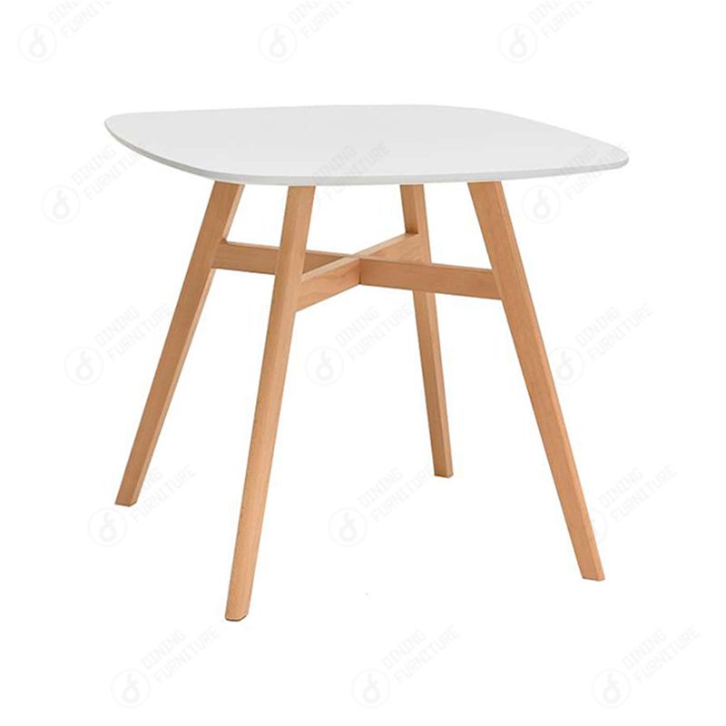 Rounded Square MDF Table Top Dining Table DT-M51