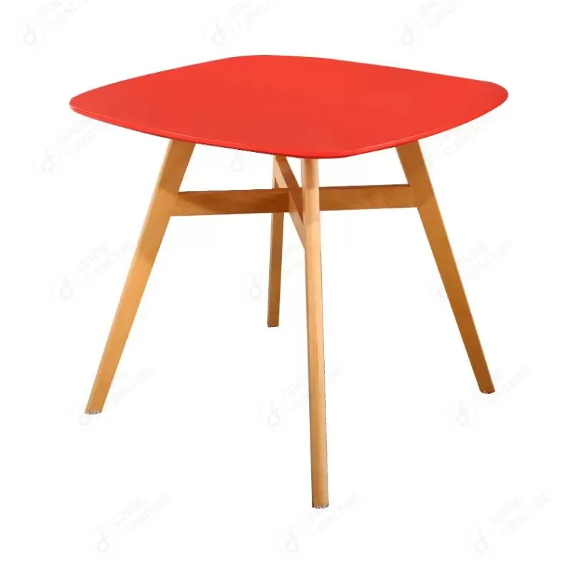 Rounded Square MDF Table Top Dining Table DT-M51