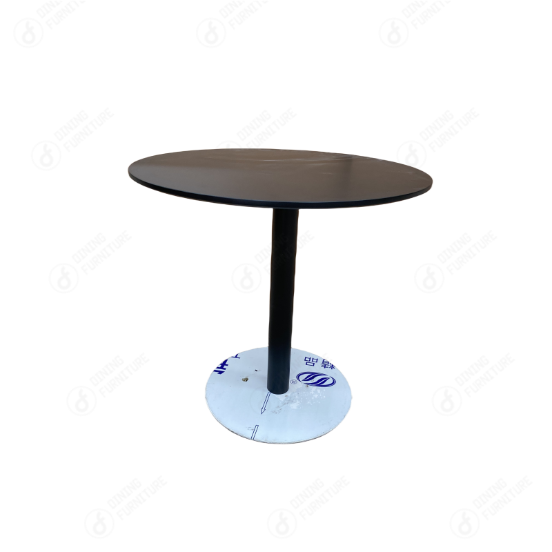 MDF Table with Iron Legs and Disc Base DT-M52