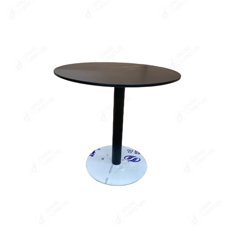 MDF Table with Iron Legs and Disc Base DT-M52