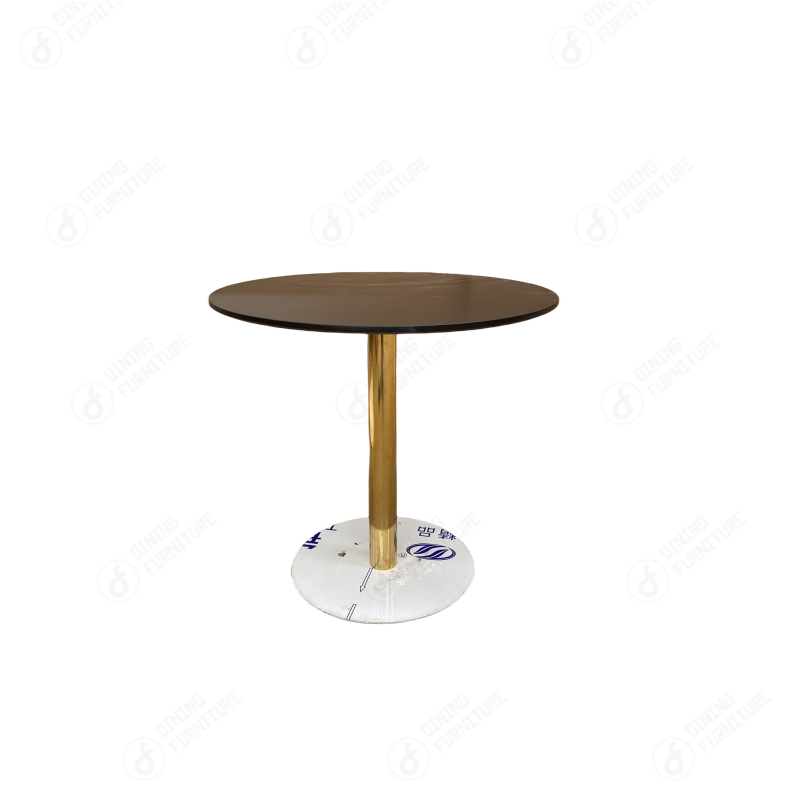 MDF Table with Iron Legs and Disc Base DT-M52