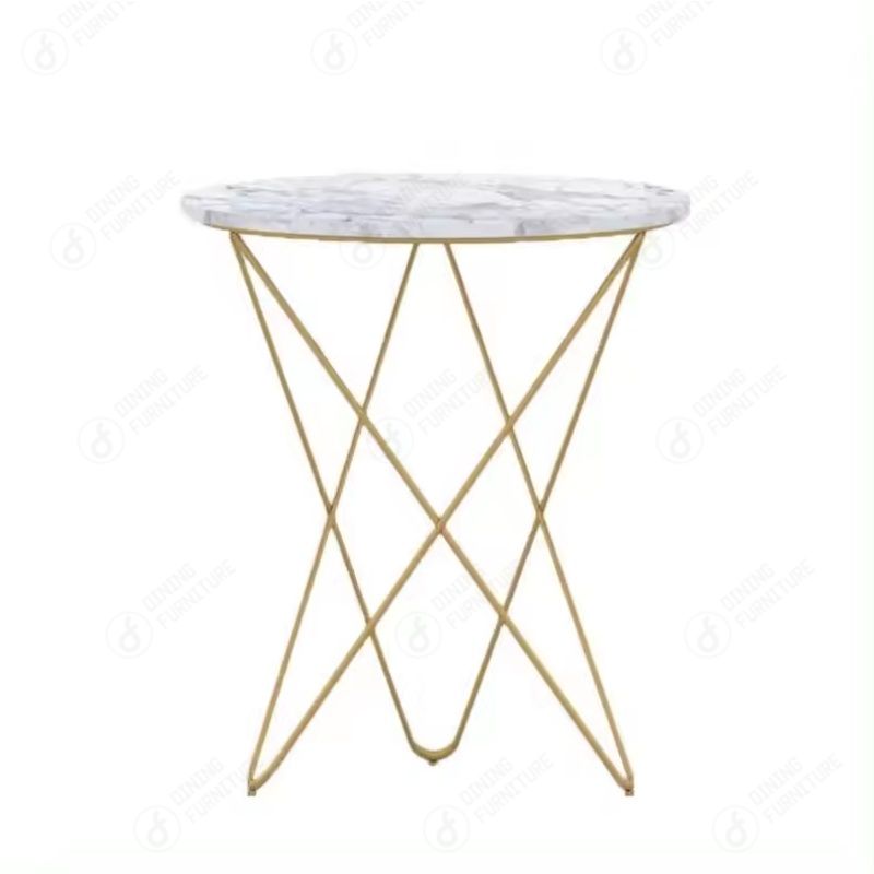 MDF Dining Table with Woven Thin Iron Legs DT-M43