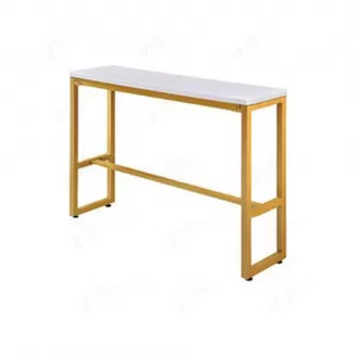 Rectangular Side Table with Footrest for Kitchen Bar Table DT-M47