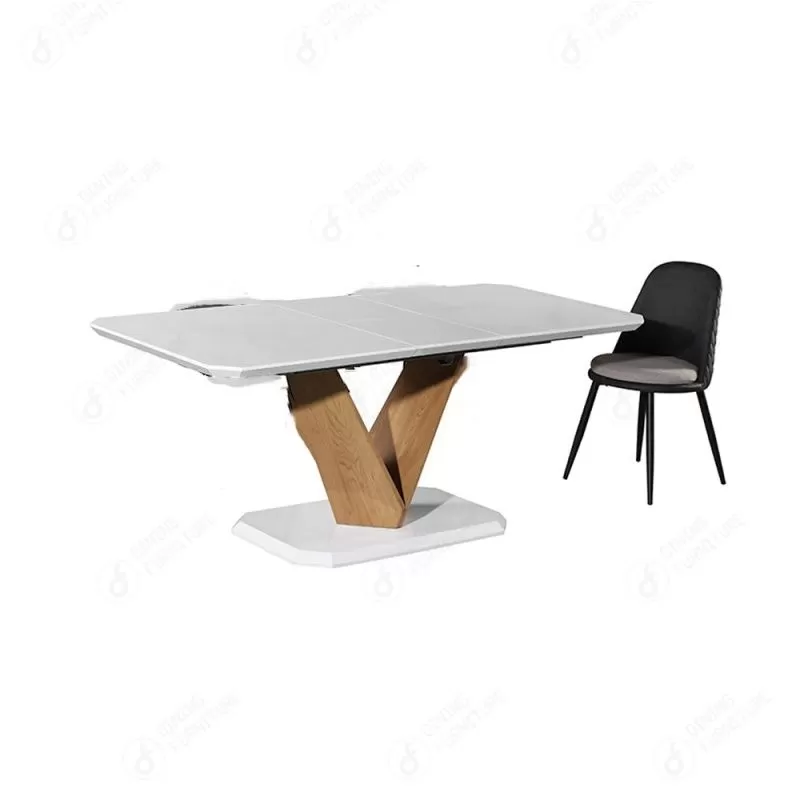 MDF Multi-Seat Dining Table with Cross Support Legs DT-M30