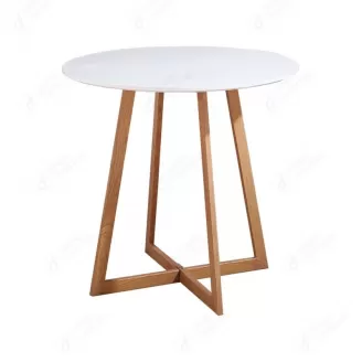 MDF Side Table with Wooden Legs DT-M26