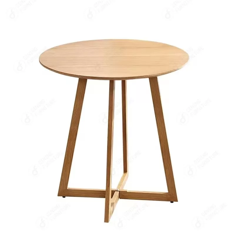 MDF Side Table with Wooden Legs DT-M26