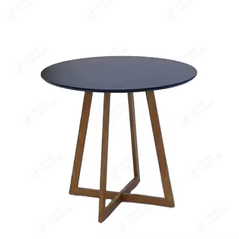 MDF Side Table with Wooden Legs DT-M26