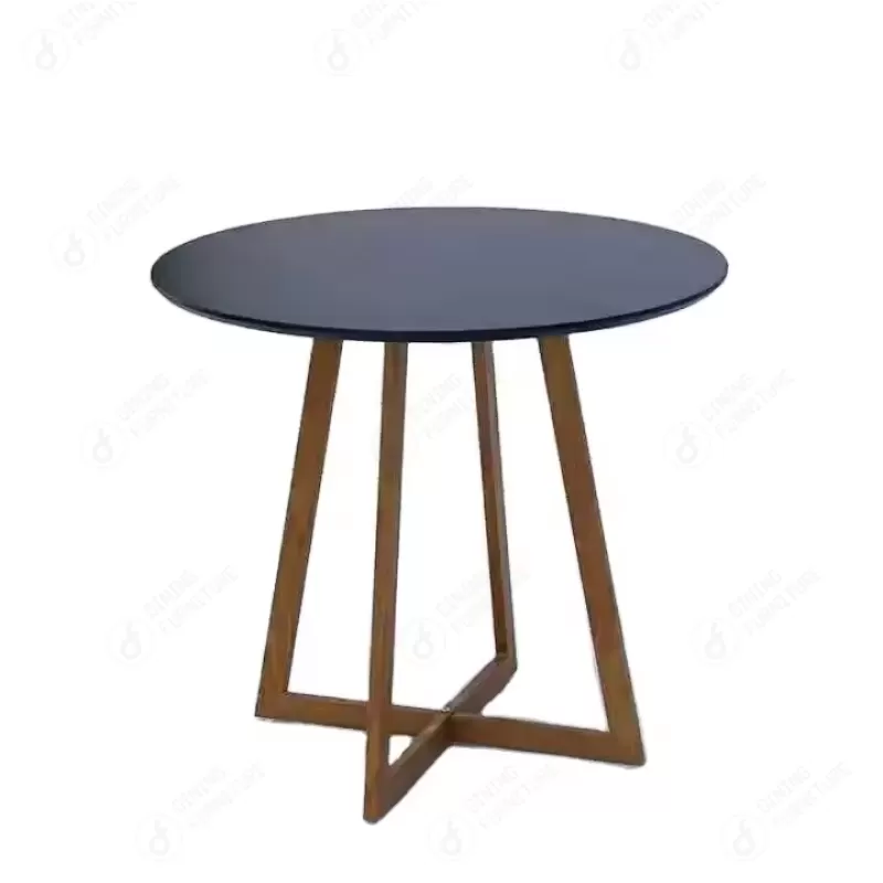 MDF Side Table with Wooden Legs DT-M26