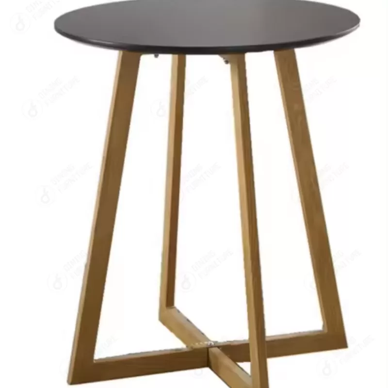 MDF Side Table with Wooden Legs DT-M26