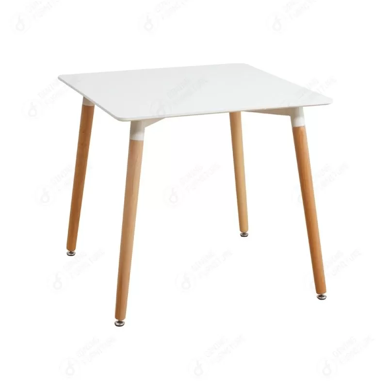 Wooden Leg Square MDF Dining Table DT-M04